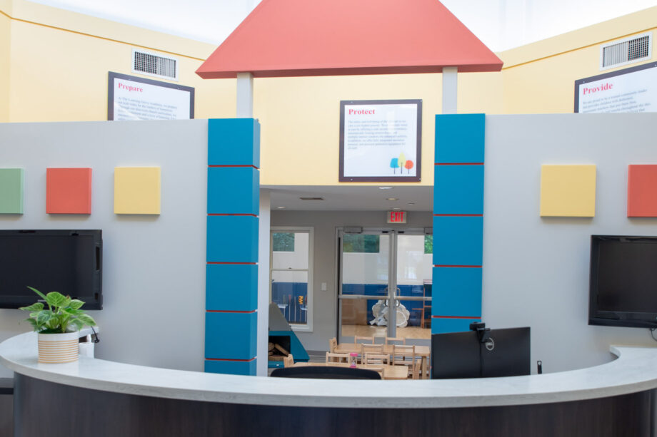 front desk.